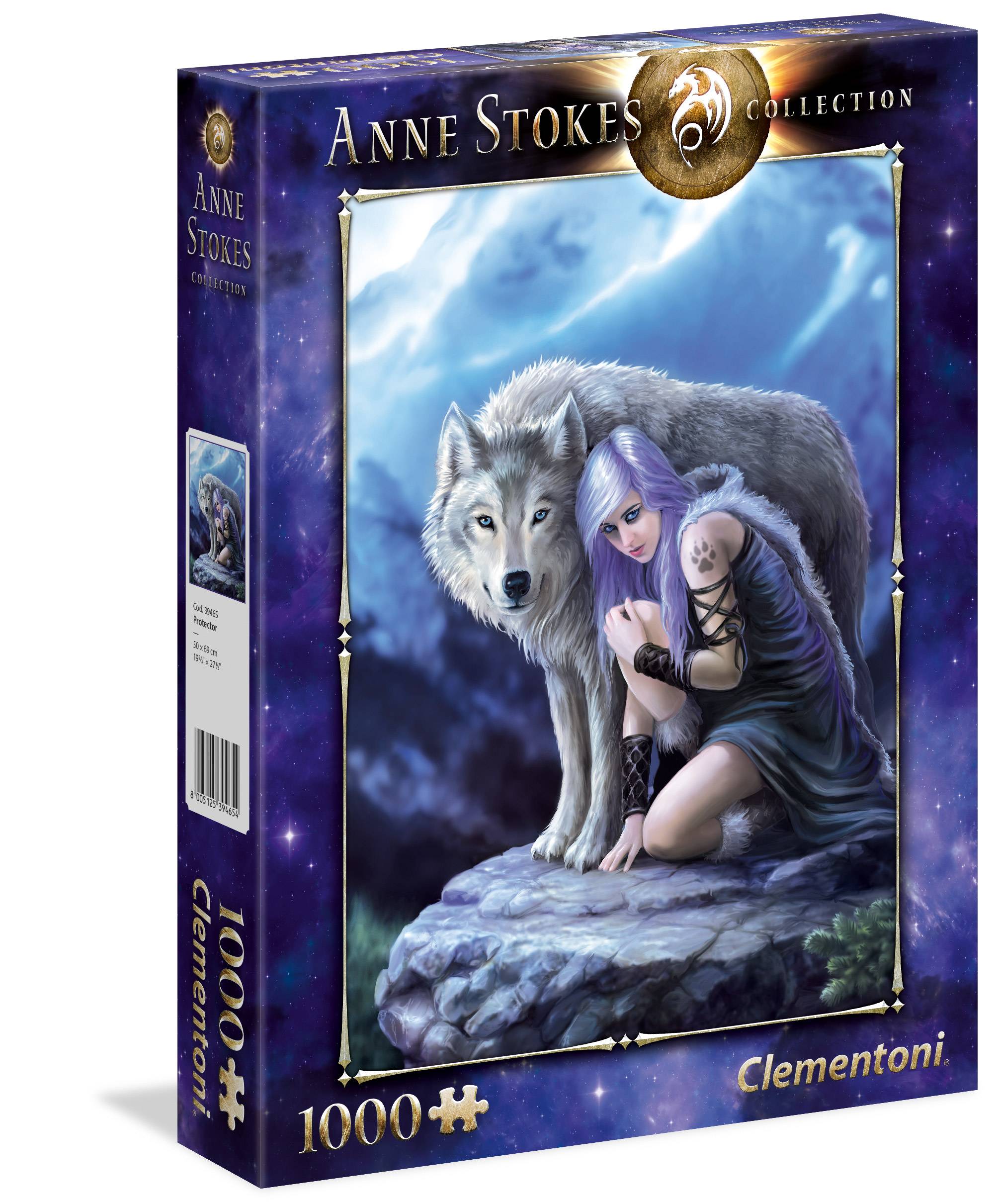 Clementoni 39465 Anne Stokes Collection Beschützer,1000 Teile Puzzle