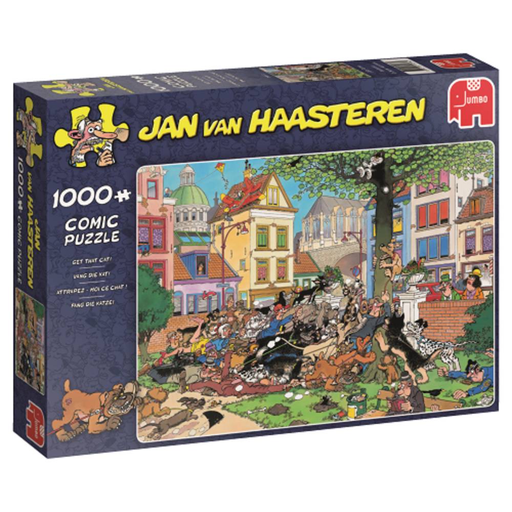 Jumbo Spiele 19056 Jan van Haasteren Fang die Katze! 1000 Teile Puzzle
