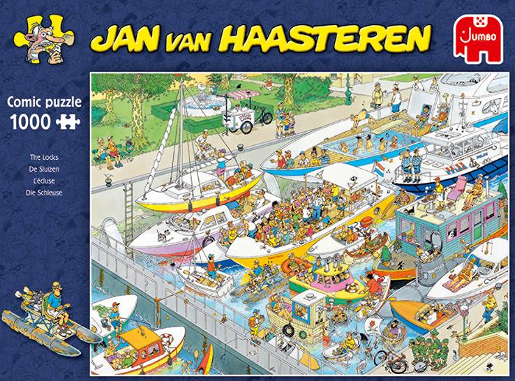Jumbo 19067 Jan van Haasteren Die Schleuse 1000 Teile Puzzle