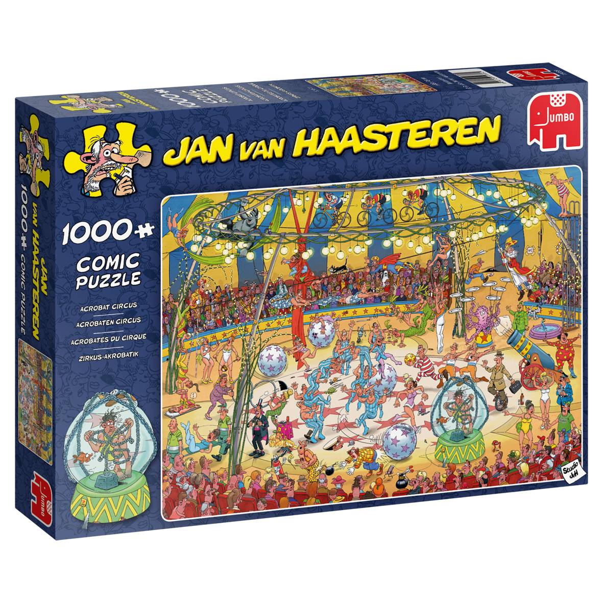 Jan van Haasteren Zirkus-Akrobatik 1000 Teile Puzzle