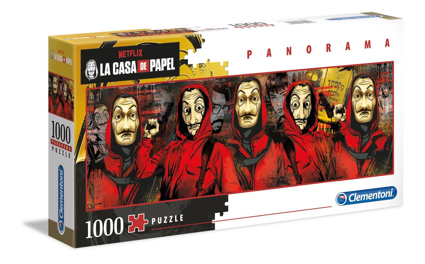 Clementoni 39545 Netflix La Casa De Papel 1000 Teile Panorama Puzzle