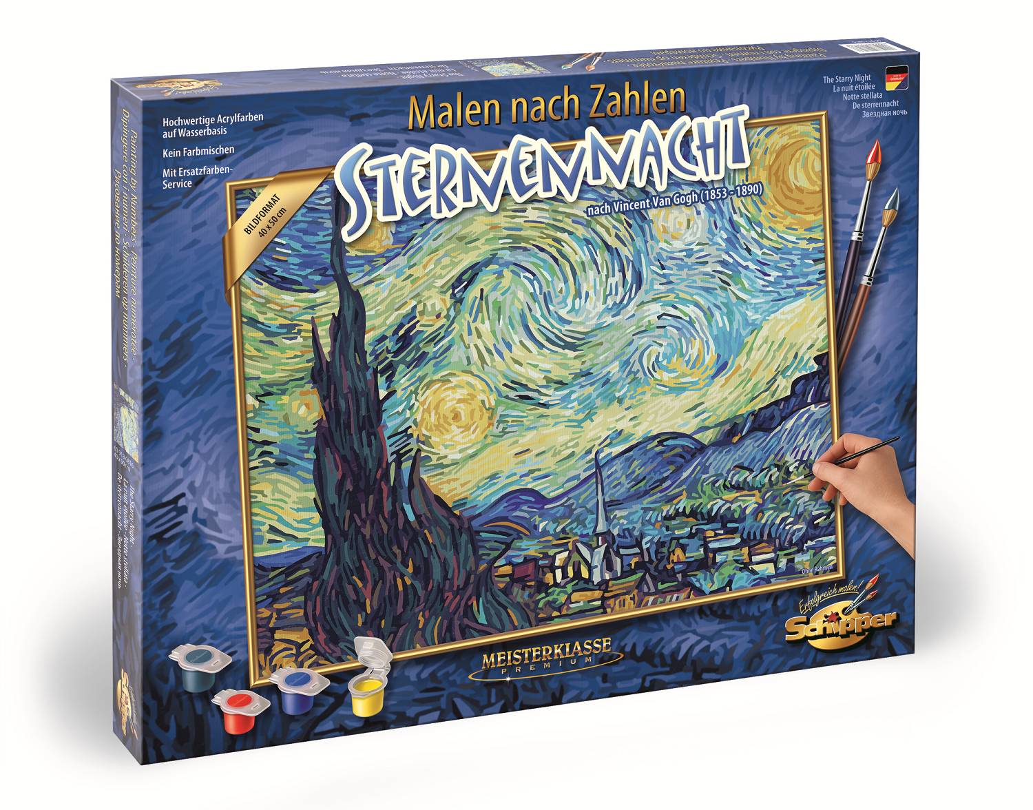 Schipper 609130816 Sternennacht Malen nach Zahlen