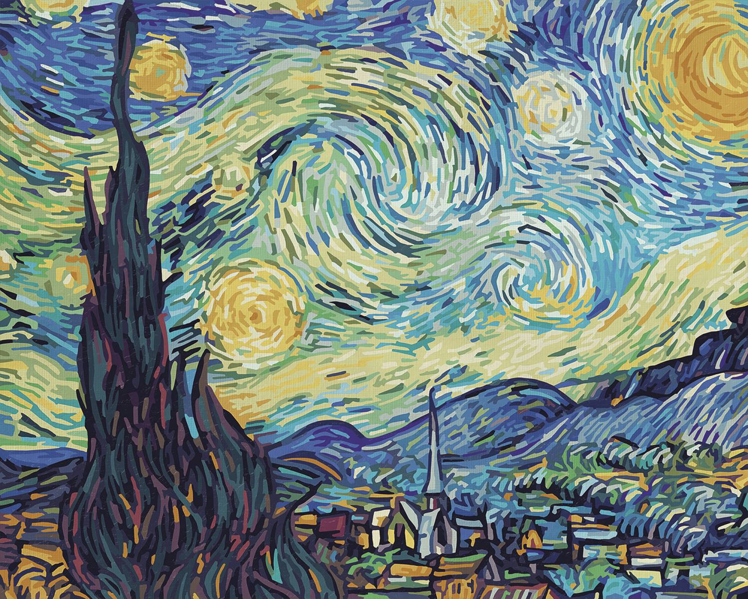 Schipper 609130816 Sternennacht Malen nach Zahlen