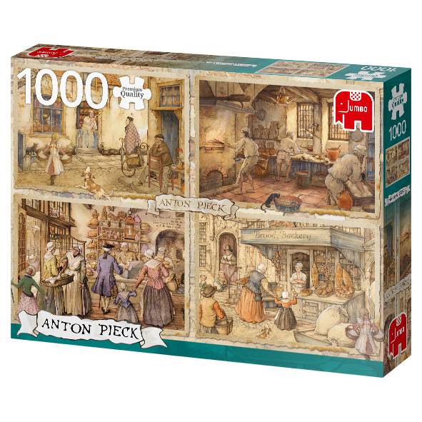 Jumbo 18818 Anton Pieck Bäcker im 19. Jahrhundert 1000 Teile Puzzle