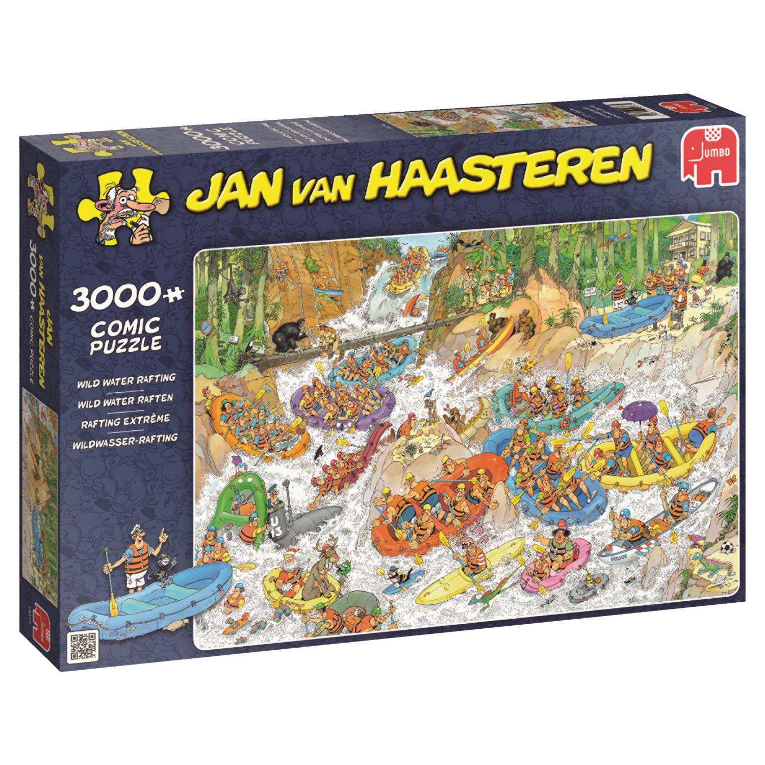 Jan van Haasteren Wildwasser-Rafting 3000 Teile Puzzle