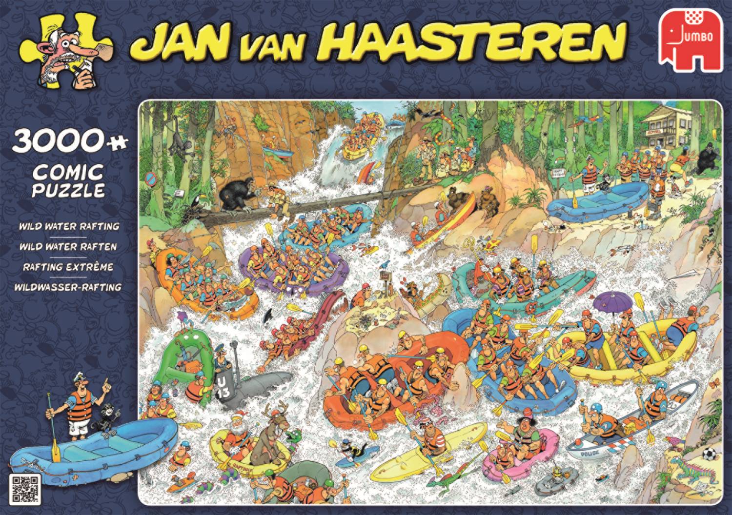 Jan van Haasteren Wildwasser-Rafting 3000 Teile Puzzle