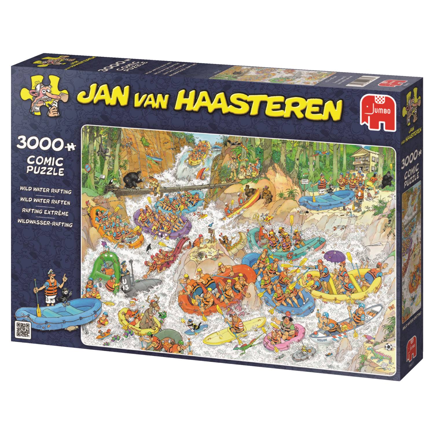 Jan van Haasteren Wildwasser-Rafting 3000 Teile Puzzle