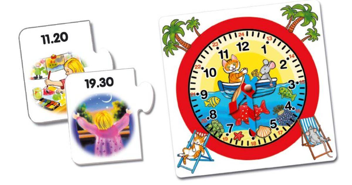 Noris Spiele 606076152 Lern die Uhr