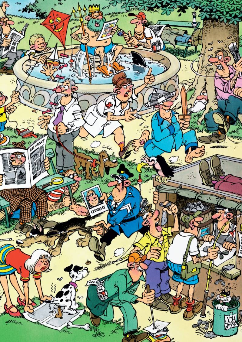 Jumbo 19023 Jan van Haasteren Spaß im Park 150 Teile Puzzle