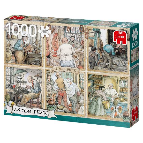 Jumbo 18817 Anton Pieck Handwerker 1000 Teile Puzzle