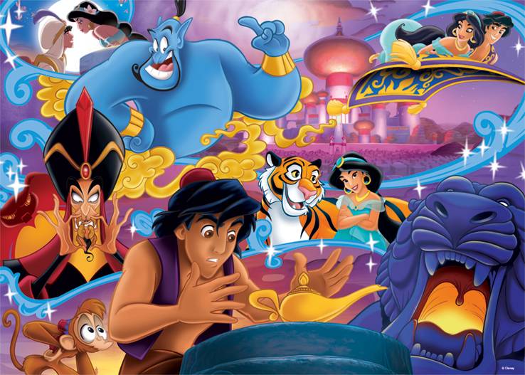 Jumbo Spiele 18825 Aladdin Classic Collection 1000 Teile Puzzle