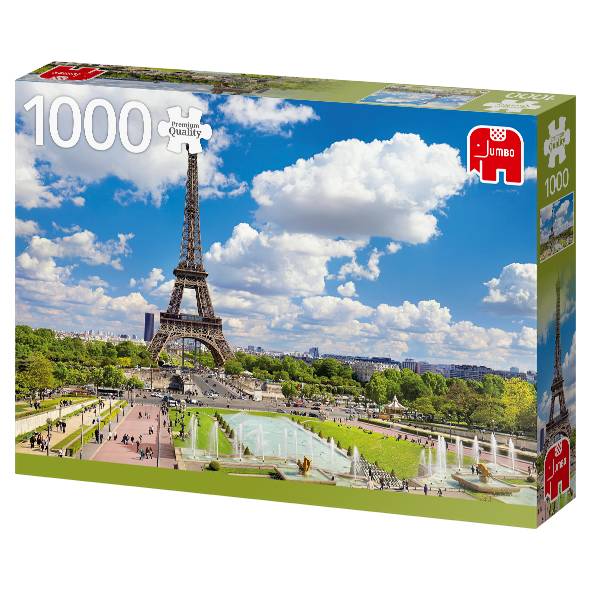 Der Eiffelturm im sommerlichen Paris 1000 Teile Puzzle