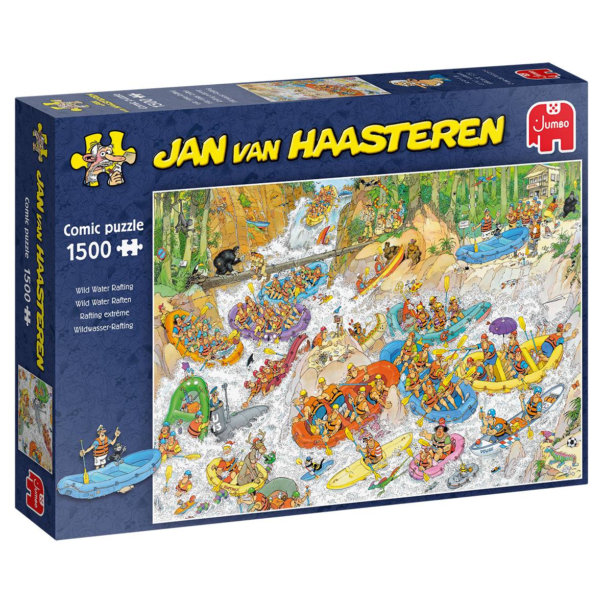 Jan van Hassteren Wild Water Rafting 1500 Teile Puzzle