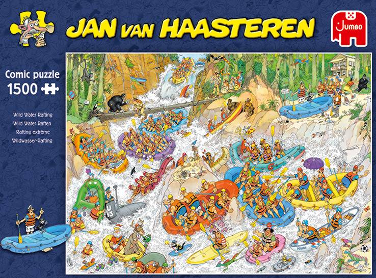 Jan van Hassteren Wild Water Rafting 1500 Teile Puzzle