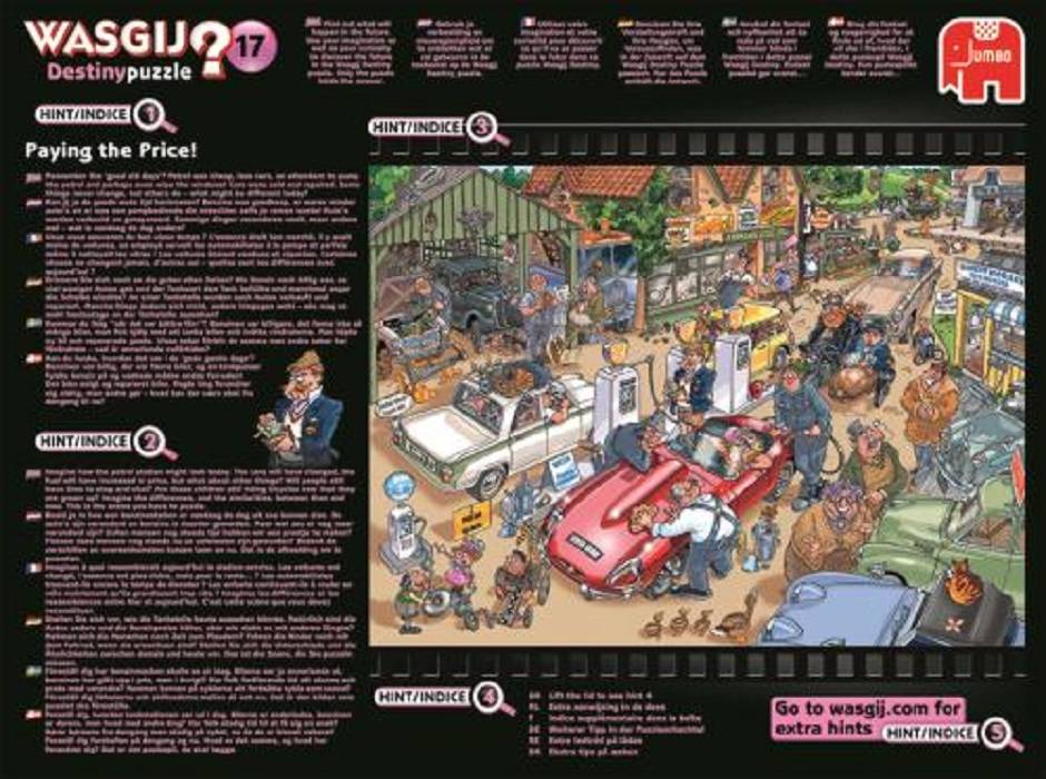 JUMBO 19141 Wasgij Destiny 17 Einmal auftanken,bitte! 1000 Teile Puzzle