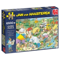 Jumbo 19086 Jan van Haasteren Camping im Wald 1000 Teile Puzzle Jumbo 19086 Jan van Haasteren Camping im Wald 1000 Teile Puzzle