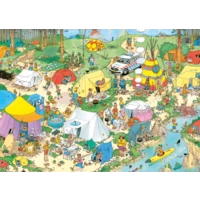 Jumbo 19086 Jan van Haasteren Camping im Wald 1000 Teile Puzzle Jumbo 19086 Jan van Haasteren Camping im Wald 1000 Teile Puzzle
