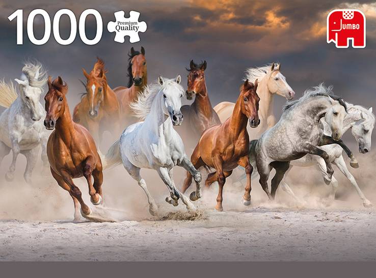 Pferde in der Wüste 1000 Teile Puzzle