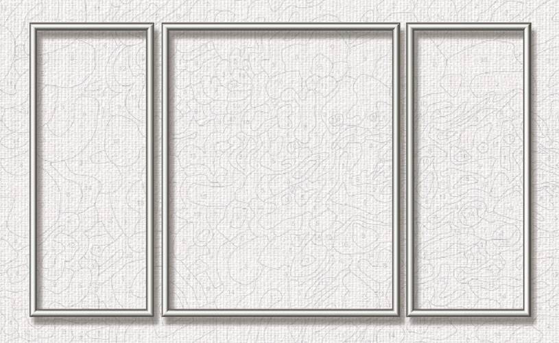 Schipper 605260767 Alurahmen Triptychon Silber 50x80cm