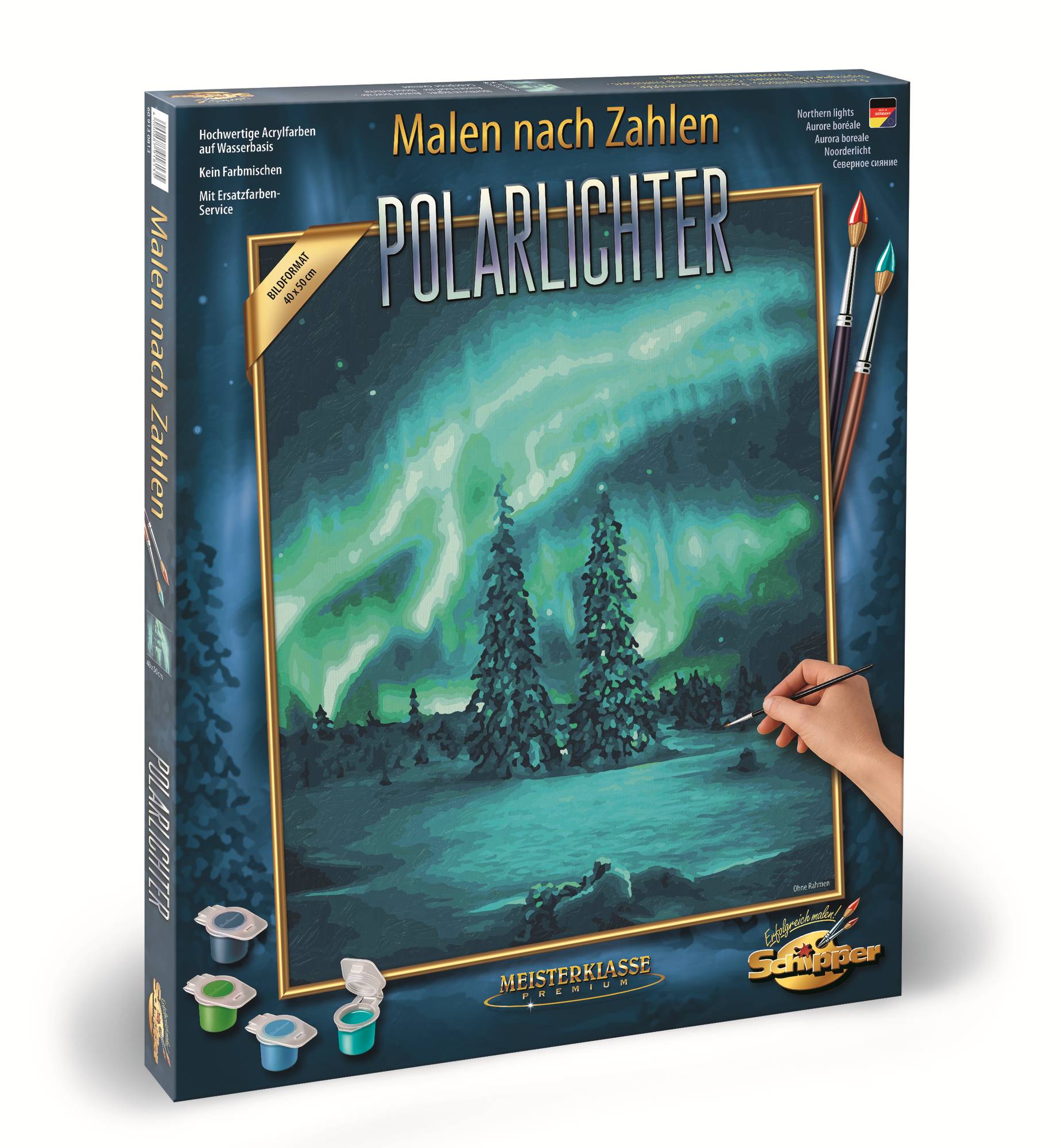 Schipper 609130813 Polarlichter Malen nach Zahlen