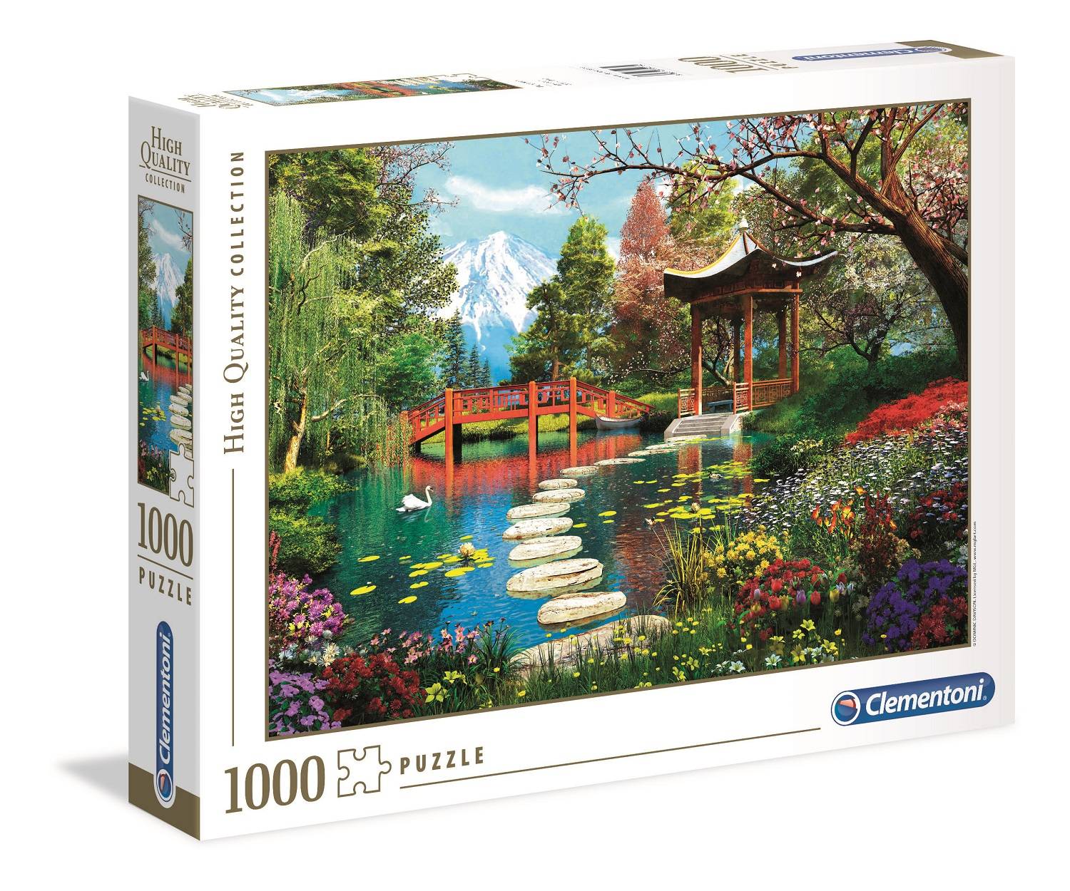 Clementoni 39513 High Quality Collection Fuji Garden, 1000 Teile Puzzle