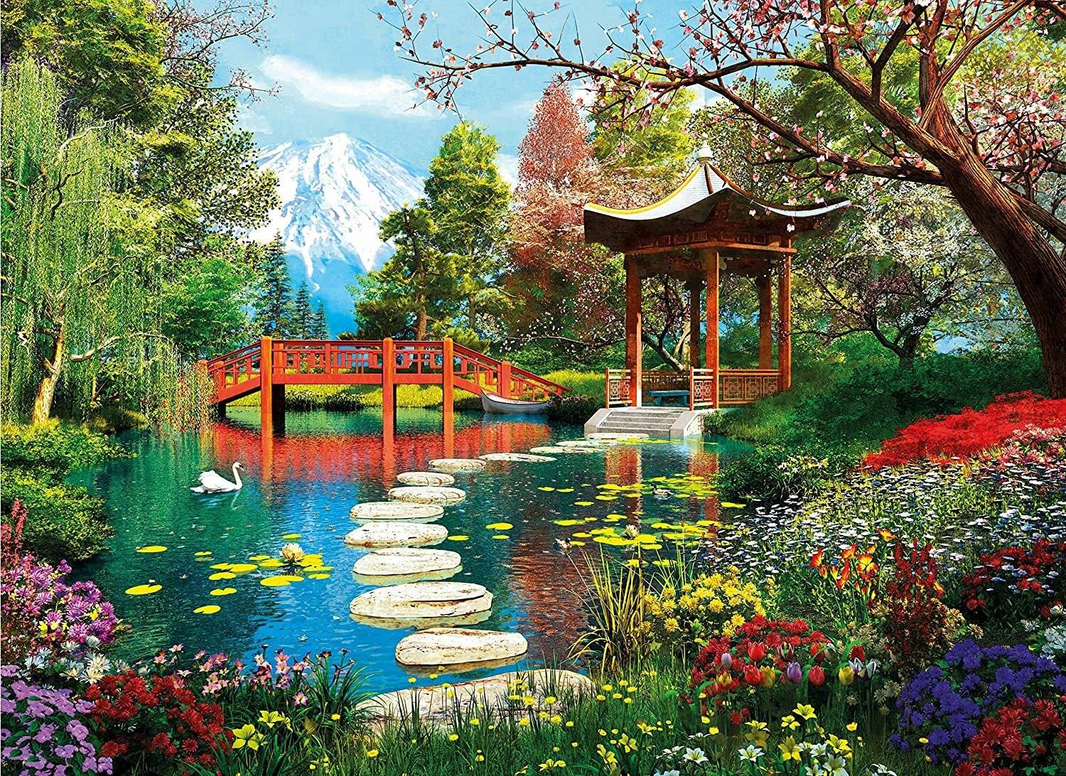 CLEMENTONI Puzzle Fuji Garden, Japan 1000 Teile