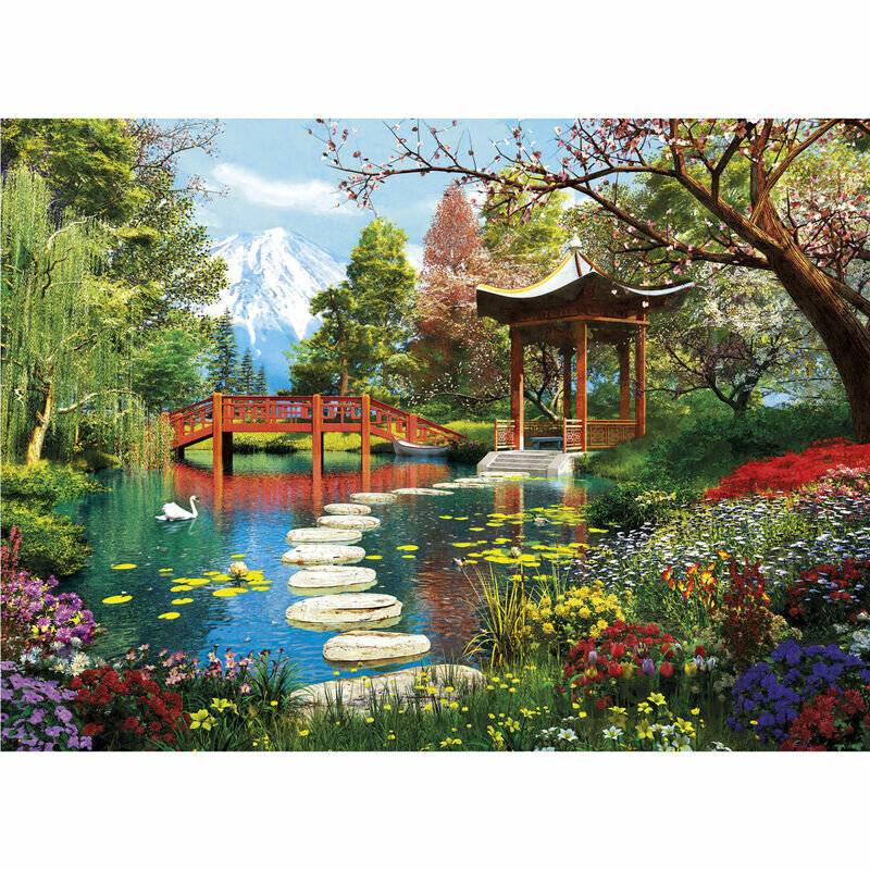 CLEMENTONI Puzzle Fuji Garden, Japan 1000 Teile