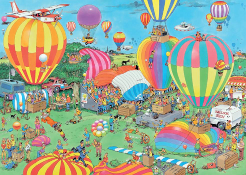 Jan van Haasteren Das Ballonfestival 1000 Teile Puzzle