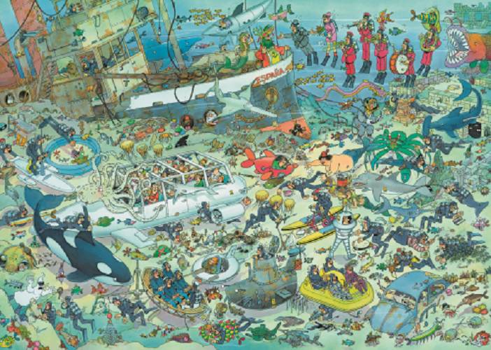 Jan van Haasteren Unterwasserwelt 1000 Teile Puzzle
