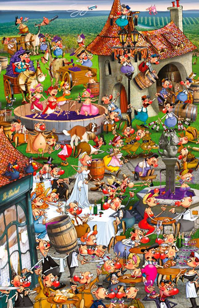 Piatnik 5352 Francois Ruyer Story of Wine 1000 Teile Puzzle