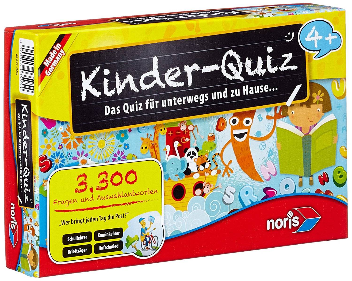 Noris Spiele 606013595 - Kinder Quiz 4+ Neu & OVP