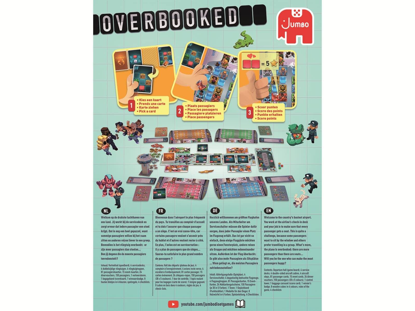 JUMBO Spiele Strategiespiel, 19738, Overbooked