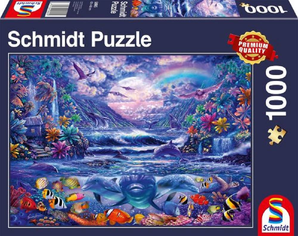 Schmidt Spiele 58945 Mondschein-Oase 1000 Teile Puzzle