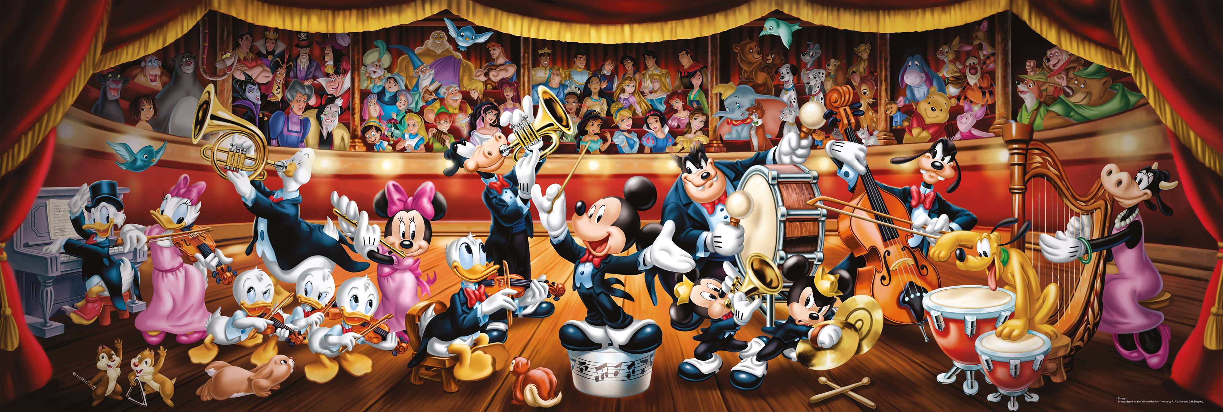 Clementoni 39445 Disney Classic Orchestra Panorama 1000 Teile Puzzle