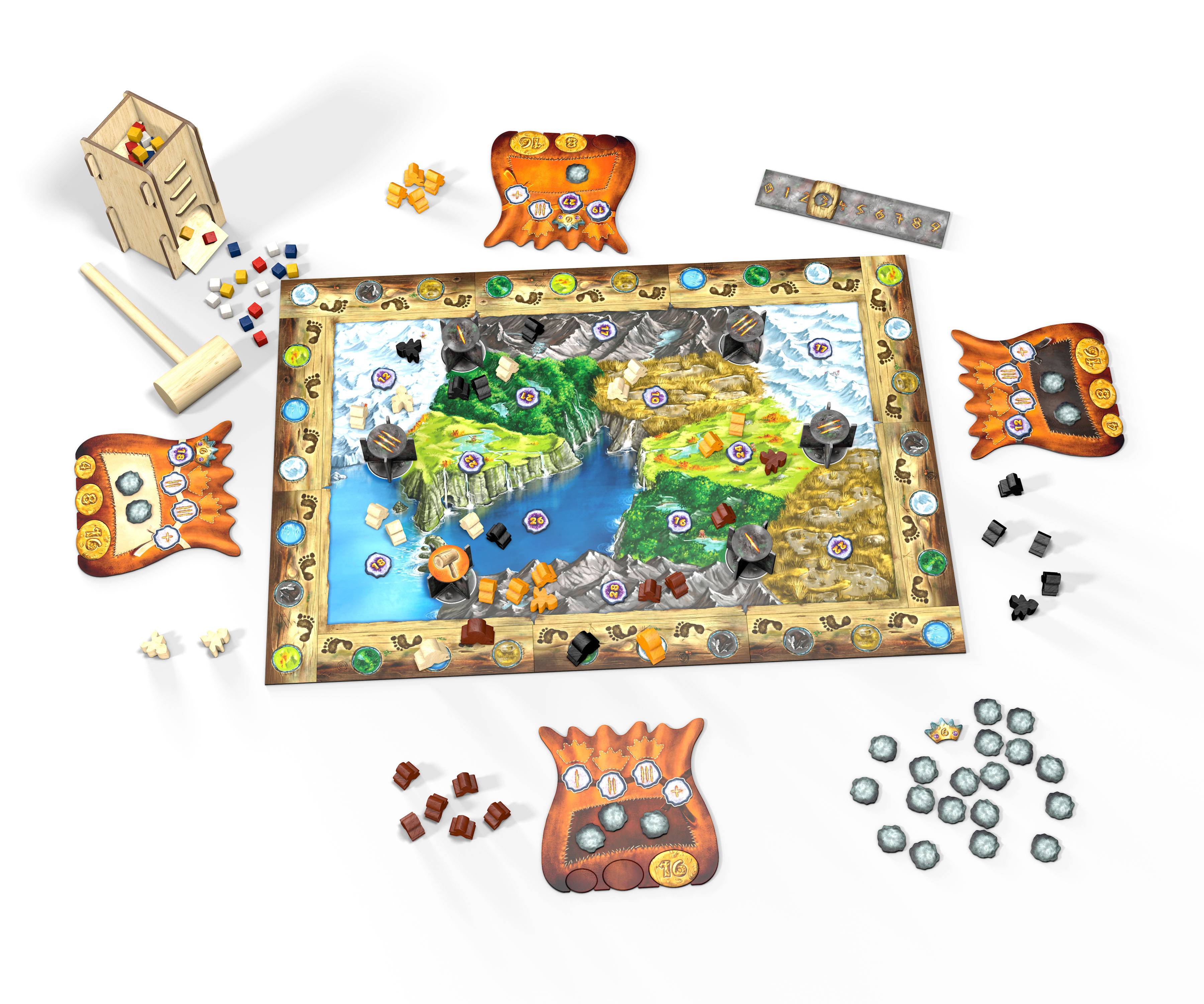 ZOCH 601105116 Trollfjord,Familienspiel