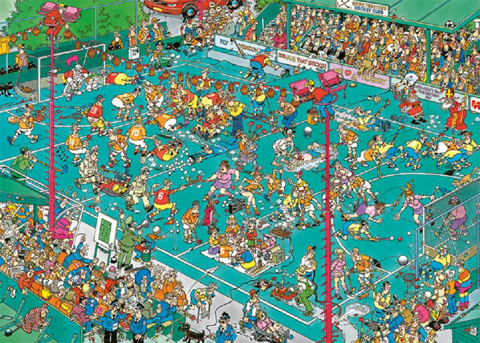 Jumbo 19094 Jan van Haasteren Hockey Meisterschaften 1000 Teile Puzzle