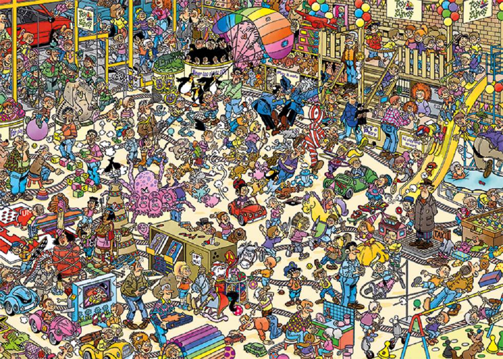 Jan van Haasteren Der Spielzeugladen 1000 Teile Puzzle