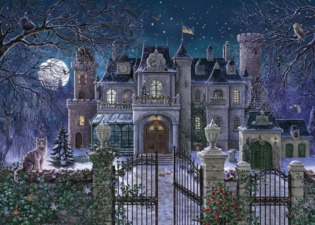 Ravensburger 16533 Die Weihnachtsvilla 1000 Teile Puzzle