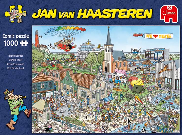Jan van Haasteren Reif für die Insel 1000 Teile Puzzle