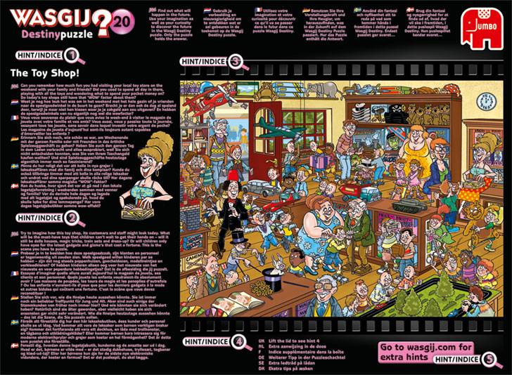 Wasgij Destiny 20 Das Spielzeuggeschäft! 1000 Teile Puzzle