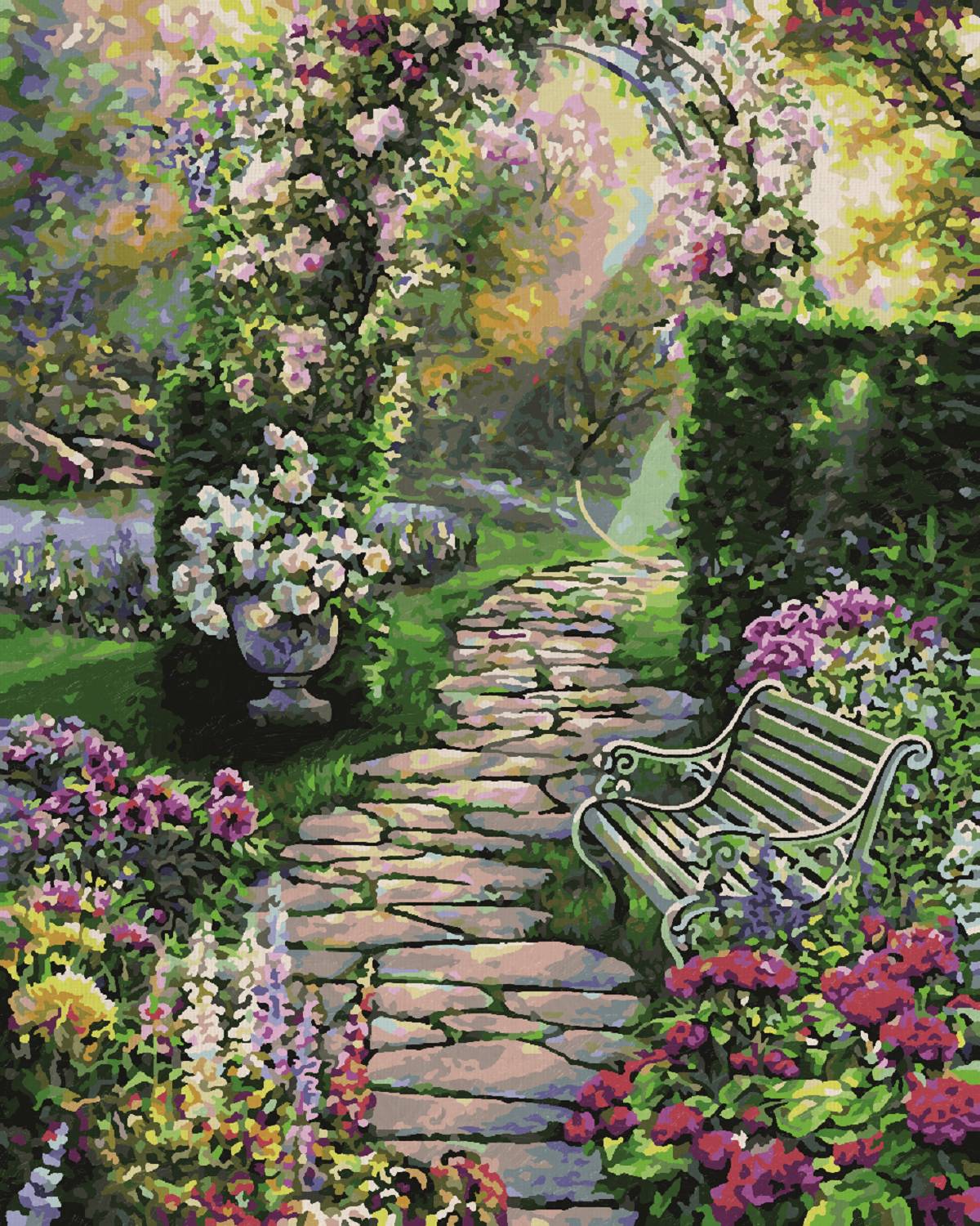 Schipper 609130804 Malen nach Zahlen Mein schöner Garten