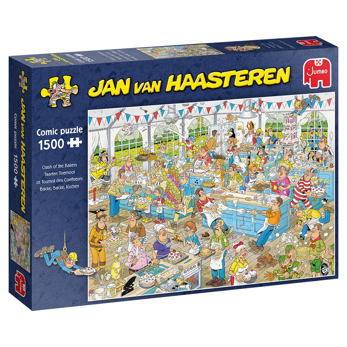 Jumbo 19077 Jan van Haasteren Backe,backe,Kuchen 1500 Teile Puzzle