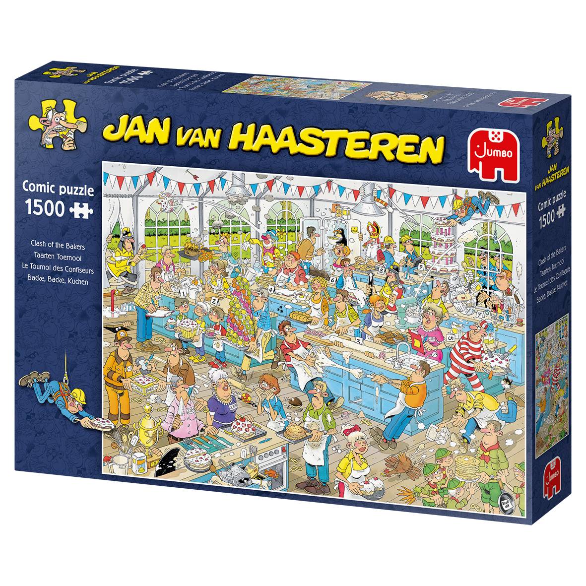 Jumbo 19077 Jan van Haasteren Backe,backe,Kuchen 1500 Teile Puzzle