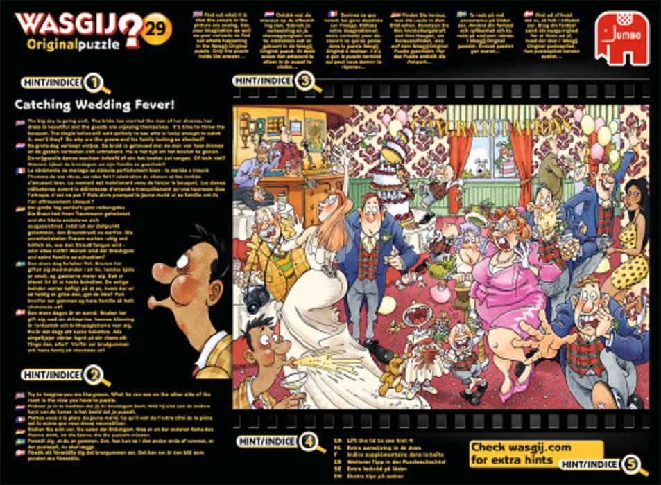 Wasgij Original 29 Fang den Brautstrauß 1000 Teile Puzzle