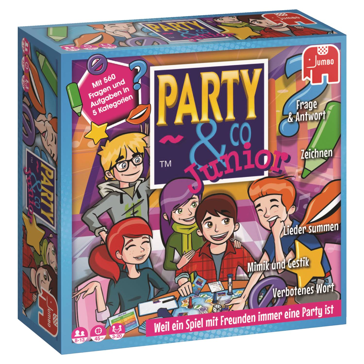 Jumbo Spiele 17793 Party & Co Junior, Kinderspiel