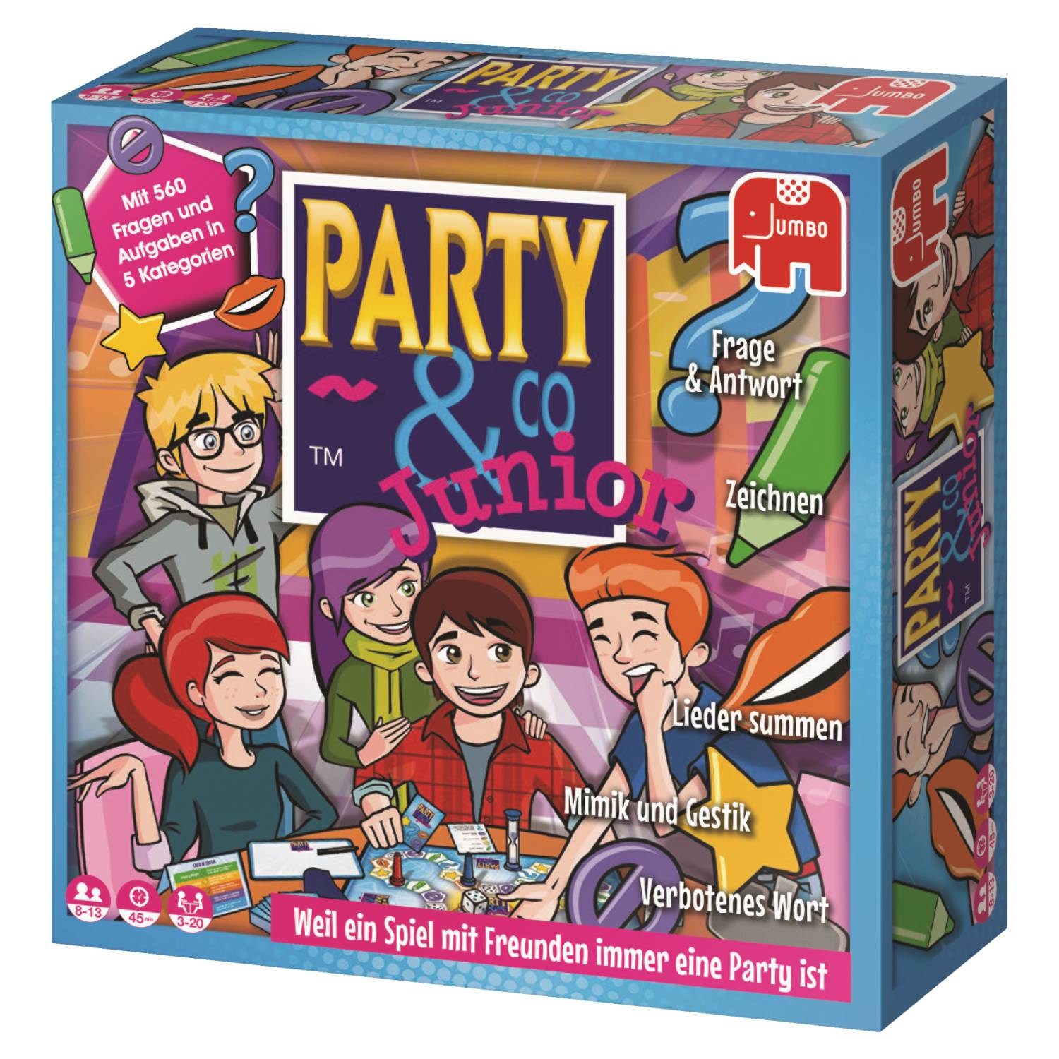 Jumbo Spiele 17793 Party & Co Junior, Kinderspiel