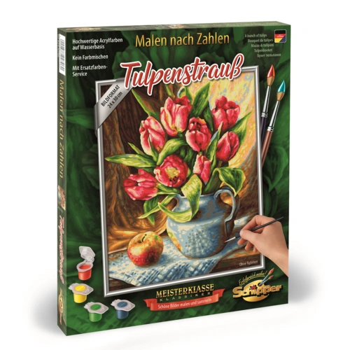 Schipper 609240796 Malen nach Zahlen Tulpenstrauß Schipper 609240796 Malen nach Zahlen Tulpenstrauß