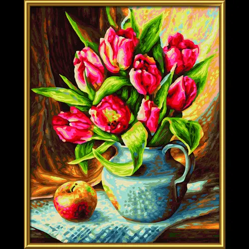 Schipper 609240796 Malen nach Zahlen Tulpenstrauß Schipper 609240796 Malen nach Zahlen Tulpenstrauß