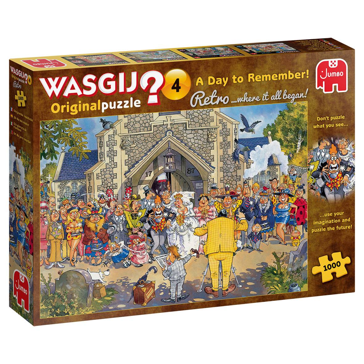 Wasgij Original Retro 4 Ein denkwürdiger Tag! 1000 Teile Puzzle