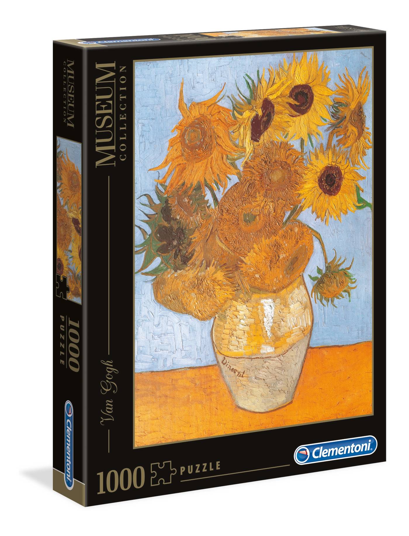 Clementoni 31438 Van Gogh Sun Flowsers Museum Collection 1000 Teile Puzzle
